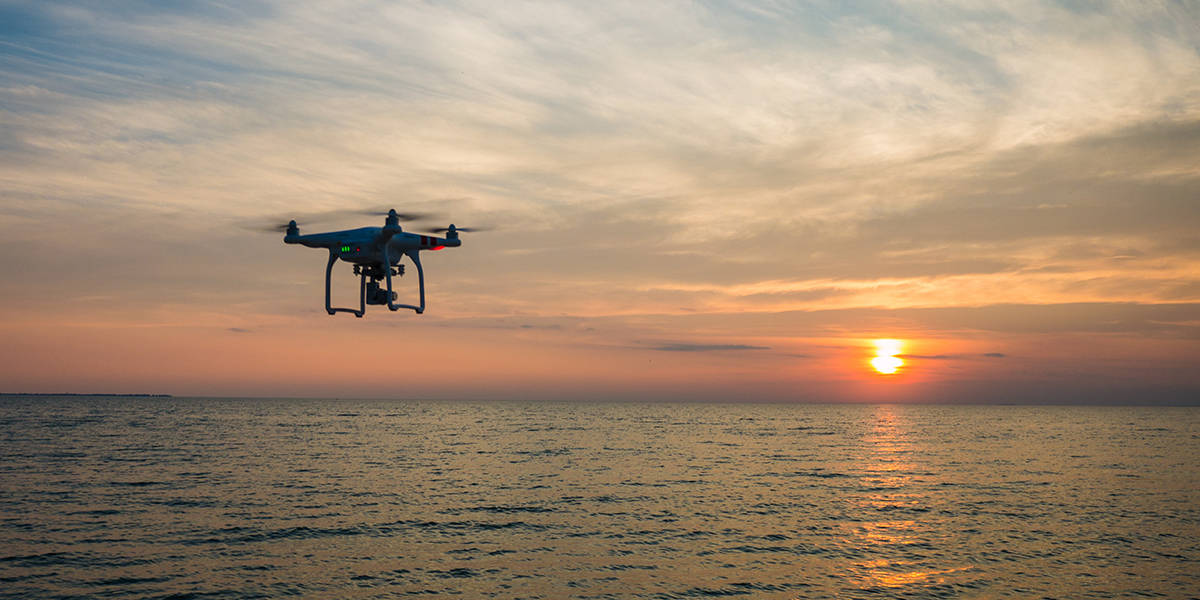 Tirar fotos com drone