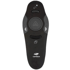 Um Bom Apresentador com Laser Vermelho