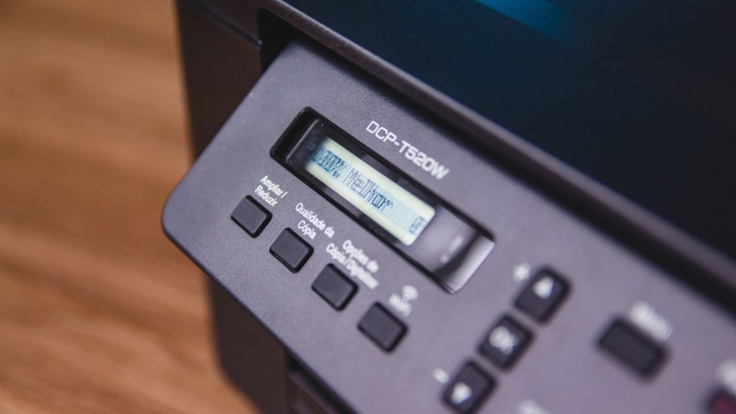 Display LCD da impressora Brother T520W