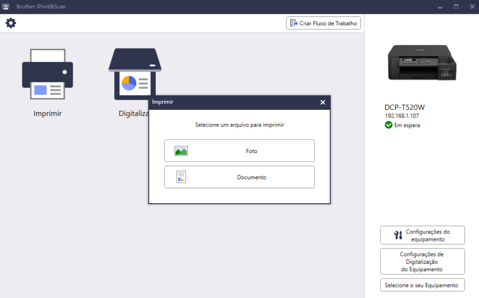 Print do Software Brother iPrint&Scan