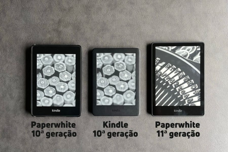 Comparativo versões 10 e 11 dos Kindles