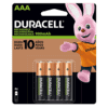 Duracell Pilha Palito AAA - tabela